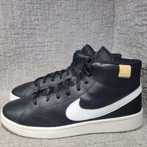 Nike Court Royale 2 Mid Men's Size US 13 Black White Basketball Sneakers. - Picture 1 of 11